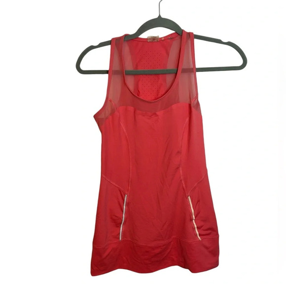 Calia by Carrie Underwood Pink Mesh Racerback Active Tank - Picture 1 of 4